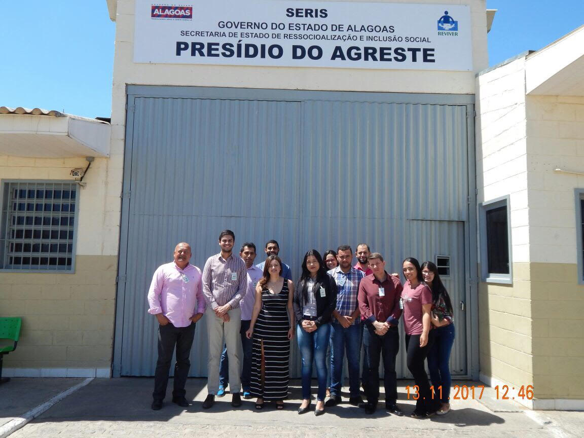 Alunos de Direito visitam o Presídio do Agreste em Alagoas