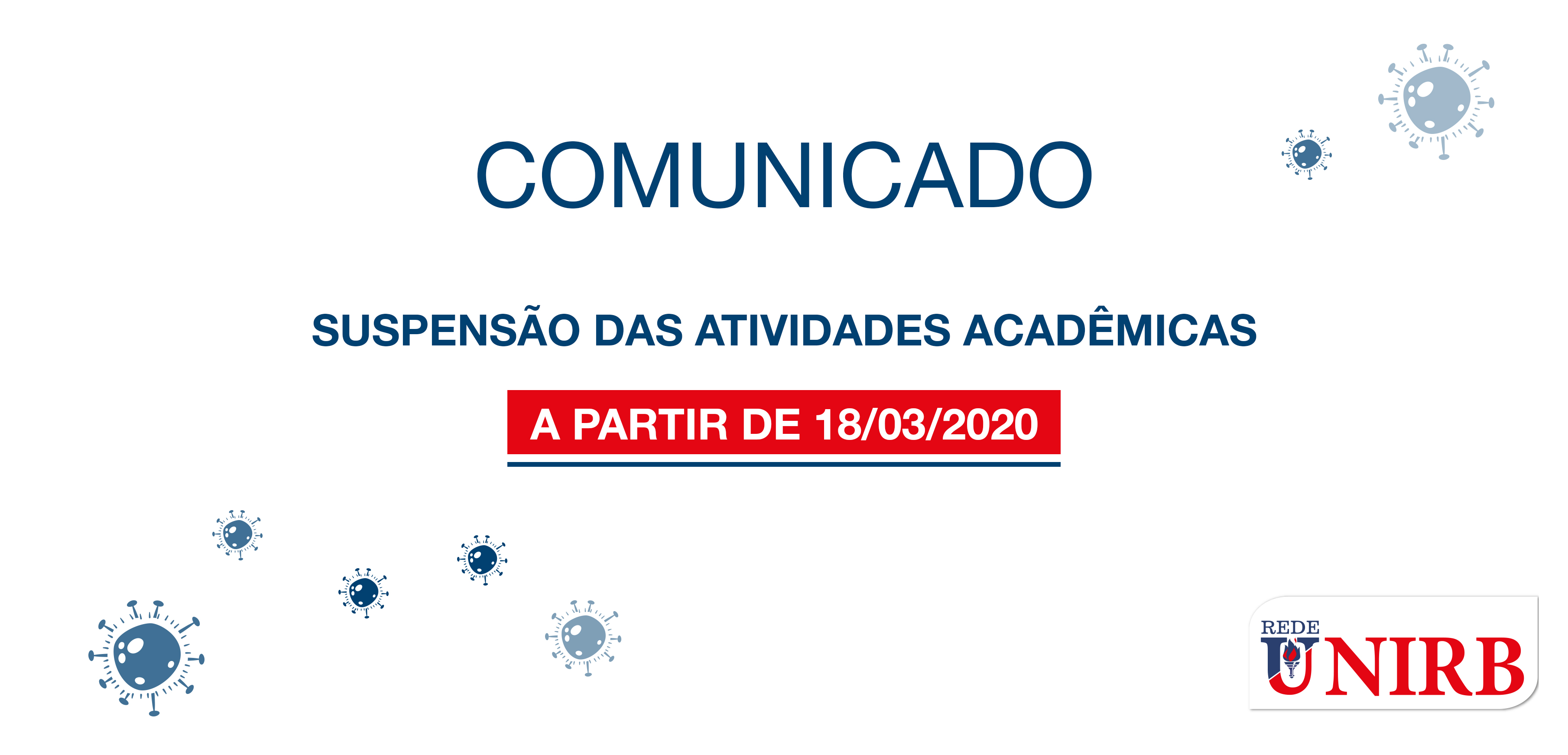 Comunicado Importante - Coronavírus